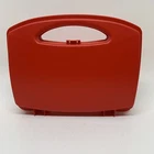 9.75" Red Playmobil Carrying Case Plastic Storage Box 2016 Used. Price: $22.99.