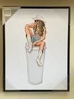 Western Cowgirl 11" X 14" Canvas Wall Art Lane Todd By Stupell New. Price: $28.00.
