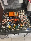 Vintage 1970 Playmobil System Construction Set Road Crew With Truck Mixed Lot Used. Price: $37.00.