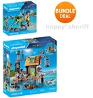 Playmobil Pirates Set 71792 Harbor And 71795 With Ballista New. Price: $167.00.