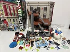Playmobil Ghostbusters Firehouse 9219 + ECTO-1 Stay Puft, Slimer & Figures Used. Price: $159.96.
