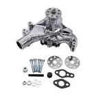 1 Set Shlpdfm Chrome High Volume Aluminum Long Water Pump Fits For Small Block New. Price: $137.96.