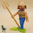 Playmobil Figure Newt-mermaid-trident-soldier Warrior-royal Guard-sea Ocean Used. Price: $8.43.