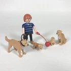 Playmobil 5209 Golden Retriever Dogs With Puppies Walker City Life Set Complete Used. Price: $13.91.