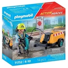 Playmobil Action Heroes - Construction Worker New. Price: $18.64.