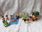 Playmobil Add On 6439 Teacher Cart Plus Other Figures Used. Price: $12.00.