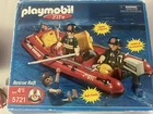 Playmobil Fire Rescue Raft 5721 Toy Boat & Figures 2003 - With Box Incomplete Used. Price: $23.00.