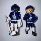 Playmobil Nhl Toronto Maple Leafs #5083 Goalie & Player Lot Missing 1 Stick Used. Price: $19.15.