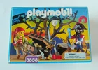 Playmobil, #3858, Pirates With Row Boat, Trees And Treasure Chest Used. Price: $37.00.