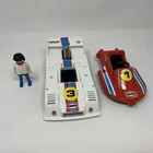 Vintage 3528 Playmobil System Formula 1 Race Car Schaper & 3538 Speed Boat Used. Price: $17.96.