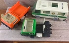 Playmobil Vintage Police Van Car System Truck 3233 3253 Dump Good Used. Price: $21.00.