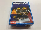 New Playmobil 3883 Firefighters With Tanks, Hose And Barrel - Vintage. Price: $19.75.