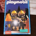 New Playmobil 3883 Firefighters With Tanks, Hose And Barrel - Vintage. Price: $20.81.