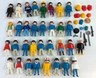 Vintage Playmobil Figures Lot Of 33 1970S Geobra People Construction Western Used. Price: $39.95.