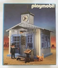 Playmobil 3767 Western Schoolhouse Building Kit, Original Box, Missing Bell Hook Used. Price: $325.00.
