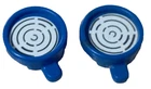 Playmobil X2 Blue Headlight Bulbs 4471 Patrol Coast Guard Police Used. Price: $5.40.