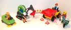 Playmobil Construction Mini P&m Excavator 3279 Dumper 3756 Street Sweeper 3790 Used. Price: $40.00.