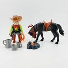 Playmobil #4665 Camping Cowboy With Horse Used. Price: $14.24.