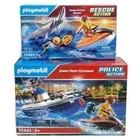 Playmobil 70463 Police Jewel Heist Getaway Boat & 70489 Shark Attack Rescue New. Price: $42.74.