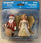 Playmobil 9498 Christmas Santa & Angel W/bag For Gifts Star Staff 14 Pcs New. Price: $10.86.