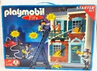 Playmobil 5705 Fire Rescue Starter Set Burning Building New Open Box Used. Price: $54.99.