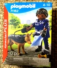 Policeman With German Shepherd Dog,playmobil # 71162,NEW In Box. Price: $8.99.