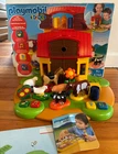 Playmobil 1.2.3. & Learn Farm Set-animal Sounds Numbers #6766 Works! Used. Price: $22.99.