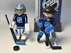 Playmobil Nhl Ice Hockey Goalie & Player Figures W/accessories Decals Used. Price: $14.99.