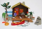 Playmobil 3826 Sportsman's Cabin Fishing Canoe Log Excellent Cond Complete Used. Price: $95.00.