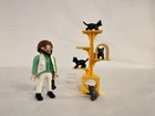 Playmobil 5822 Vet Figure And Cats With Tree Incomplete Used. Price: $15.00.