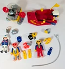 Vtg Lot Playmobil Waterworld Scuba Divers Deep Diving Bell Sub Research Boat Used. Price: $22.99.
