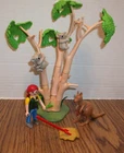 Vintage Playmobil Koalas & Baby - Kangaroo Zoo Keeper + Scenery #4854 Used. Price: $16.00.