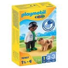 Playmobil 1.2.3 # Vet With Dog - Brand New!. Price: $9.99.
