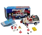 Playmobil 3070 Rescue Suv Retired Flashing Lights Figures & Parts With Box Used. Price: $34.00.