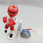 All Star Red Player - Nhl 3" Playmobil Goalie Hockey Figure With Accessories Used. Price: $9.99.