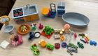 Playmobil 90513 Dollhouse Kitchen Bathroom Accessories Lot Tub Sink Food Figures Used. Price: $26.99.