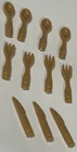 Vintage Playmobil 5300 5322 3968 Victorian Dollhouse Kitchen Food Brown Utensils Used. Price: $7.99.