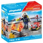 Firefighter With Water Pump - Playmobil New. Price: $48.02.