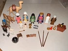 Playmobil Nativity Set 3996 & 3997 With Figures And Accessories Used. Price: $17.95.