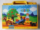 Rare Vintage 1996 Playmobil 2 3 Case 6604 Apple Orchard Horse New Incomplete. Price: $39.99.