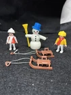 Playmobil No. 3393 Kids W/sleds And Snowman Vintage Set Complete Nice! Used. Price: $19.99.