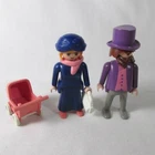Playmobil Victorian Family Figure Lot 5507 Mom Dad Baby Carriage Incomplete Set Used. Price: $9.99.