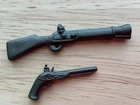 Parts: Mini Guns Only From Playmobil 6625 Pirate Treasure Island Set Used. Price: $5.99.
