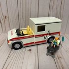 Playmobil Ambulance 5952 Vehicle With Stretcher Accessory And Kid Figure Used. Price: $14.99.