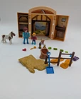 Playmobil 2015 Country Pony Horse Riding Stable Box #5660 Almost Complete Used. Price: $12.99.