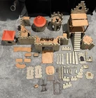 Playmobil Medieval Castle Ruins Lot - Walls, Drawbridge Towers Stairs Incomplete Used. Price: $99.99.