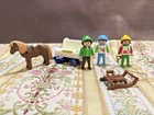 Playmobil 1991 Pony Sleigh Sled Ride 3689 Almost Complete Waidring Set Used. Price: $24.49.