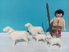 Playmobil Figures Shepherd And Sheep Villager Farmer Rooster Viking Nativity Used. Price: $21.32.