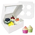 Mumululu Pcs White Paper Cupcake Boxes With Cavity Cookie Gift 14 New. Price: $19.21.