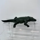 Playmobil Crocodile Figure Green Alligator Wildlife Animal 9" Movable Jaw Used. Price: $5.94.